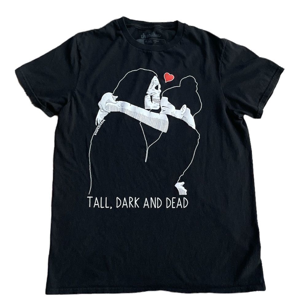 THREADLESS TALL, Dark, and Dead Tee Medium